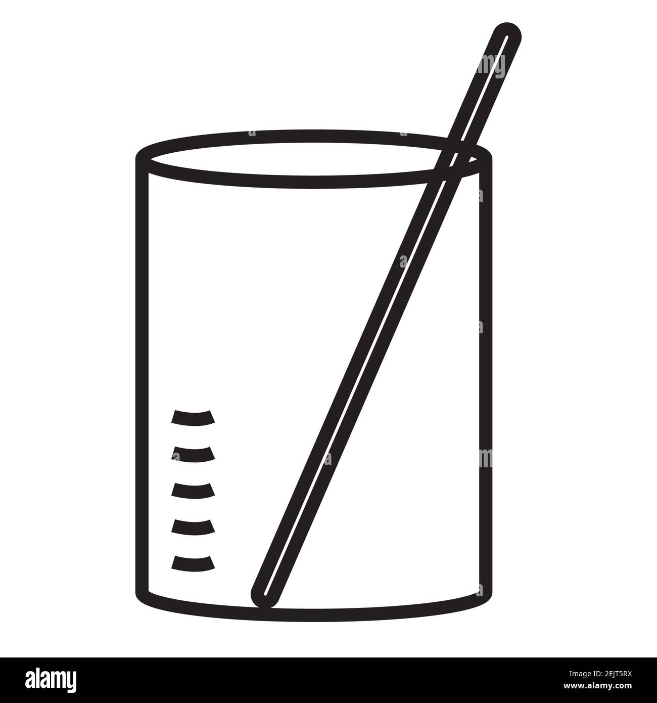 Science test tube vector icon. Symbols on white background Stock Photo ...