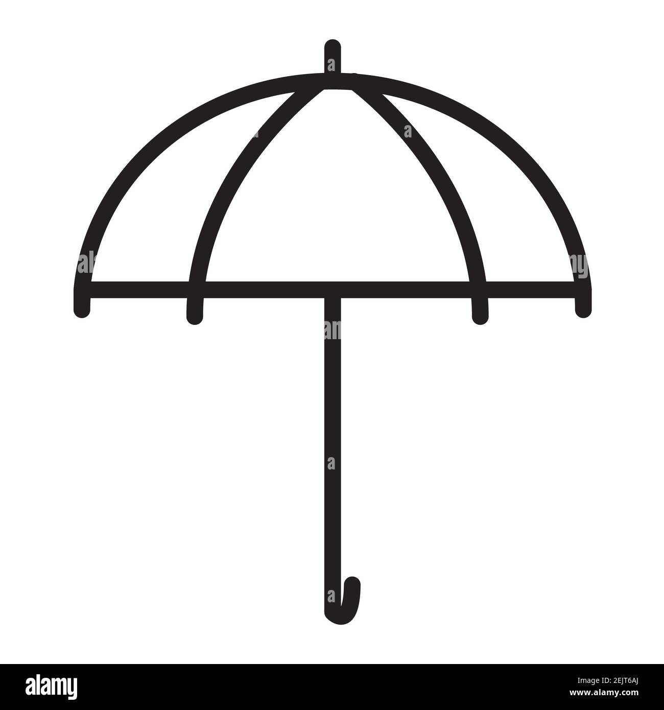umbrella vector icon. Symbols on white background Stock Photo - Alamy