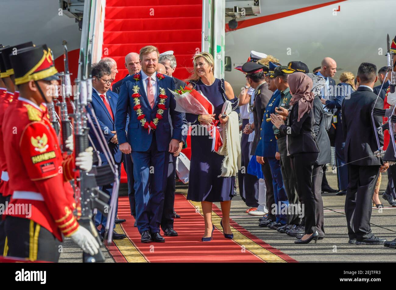 King Willem-Alexander And Queen Maxima Of The Netherlands Arrive At ...