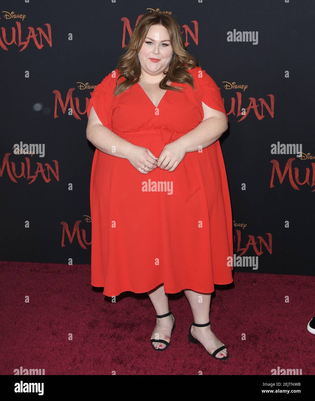 Chrissy Metz arrives at the Disney’s MULAN World Premiere held at the ...