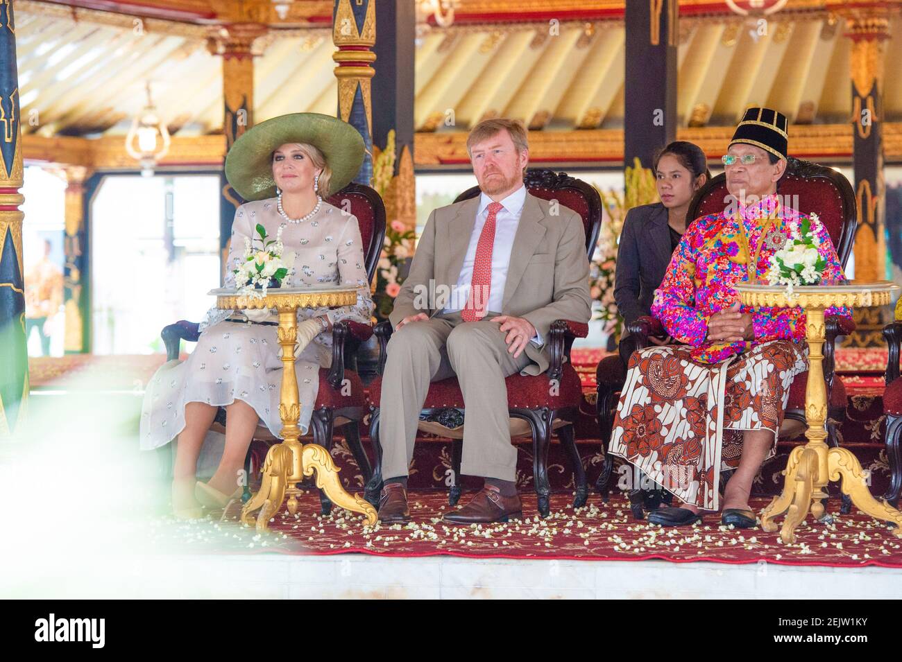 King Willem-Alexander and Queen Maxima of The Netherlands during their ...