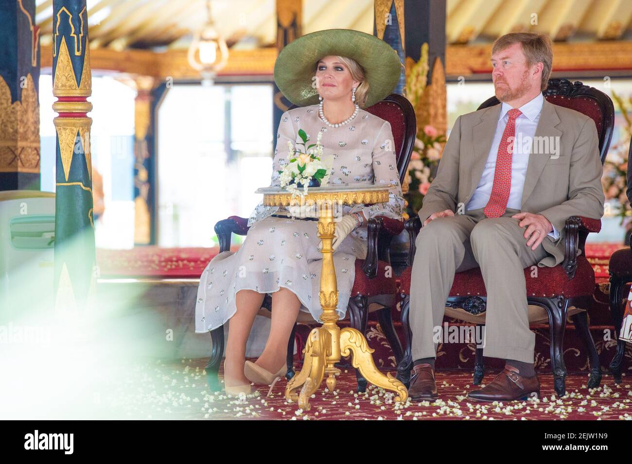 King Willem-Alexander and Queen Maxima of The Netherlands during their ...