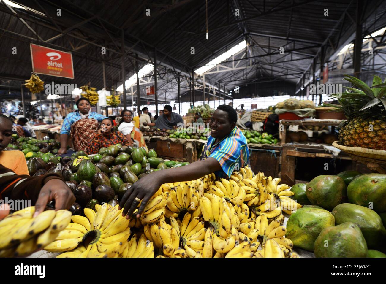 The vibrant Kimironko Market in Kigali, Rwanda Stock Photo Alamy
