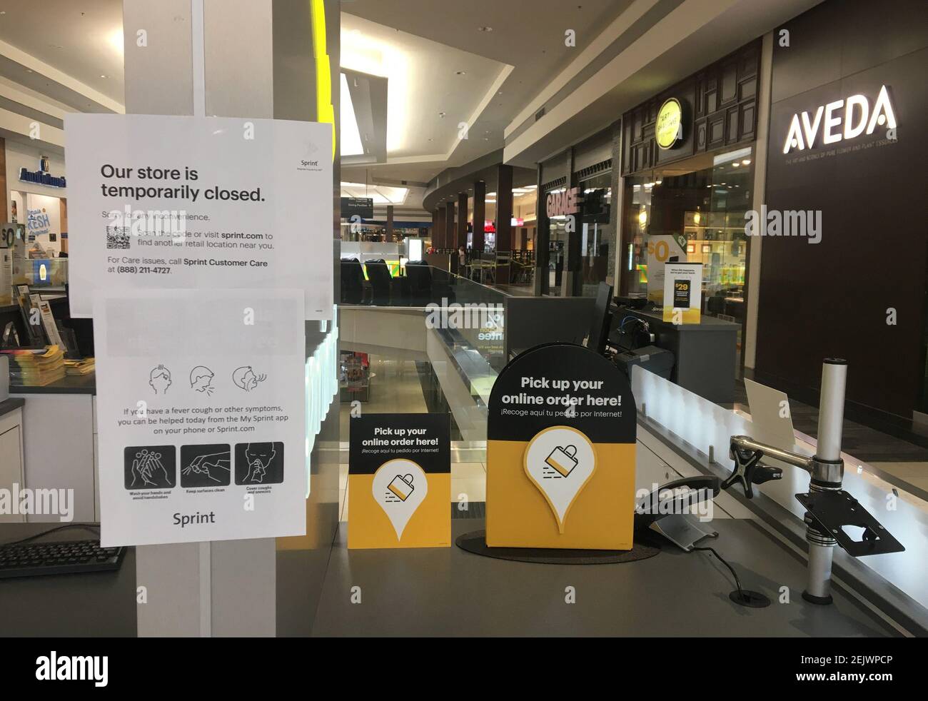March 18 Austin Tx Usa The Sprint Store Is Closed At Barton Creek Square Mall On Wednesday March 18 Austinos Largest Shopping Mall Operator Said Wednesday That It Will Temporarily