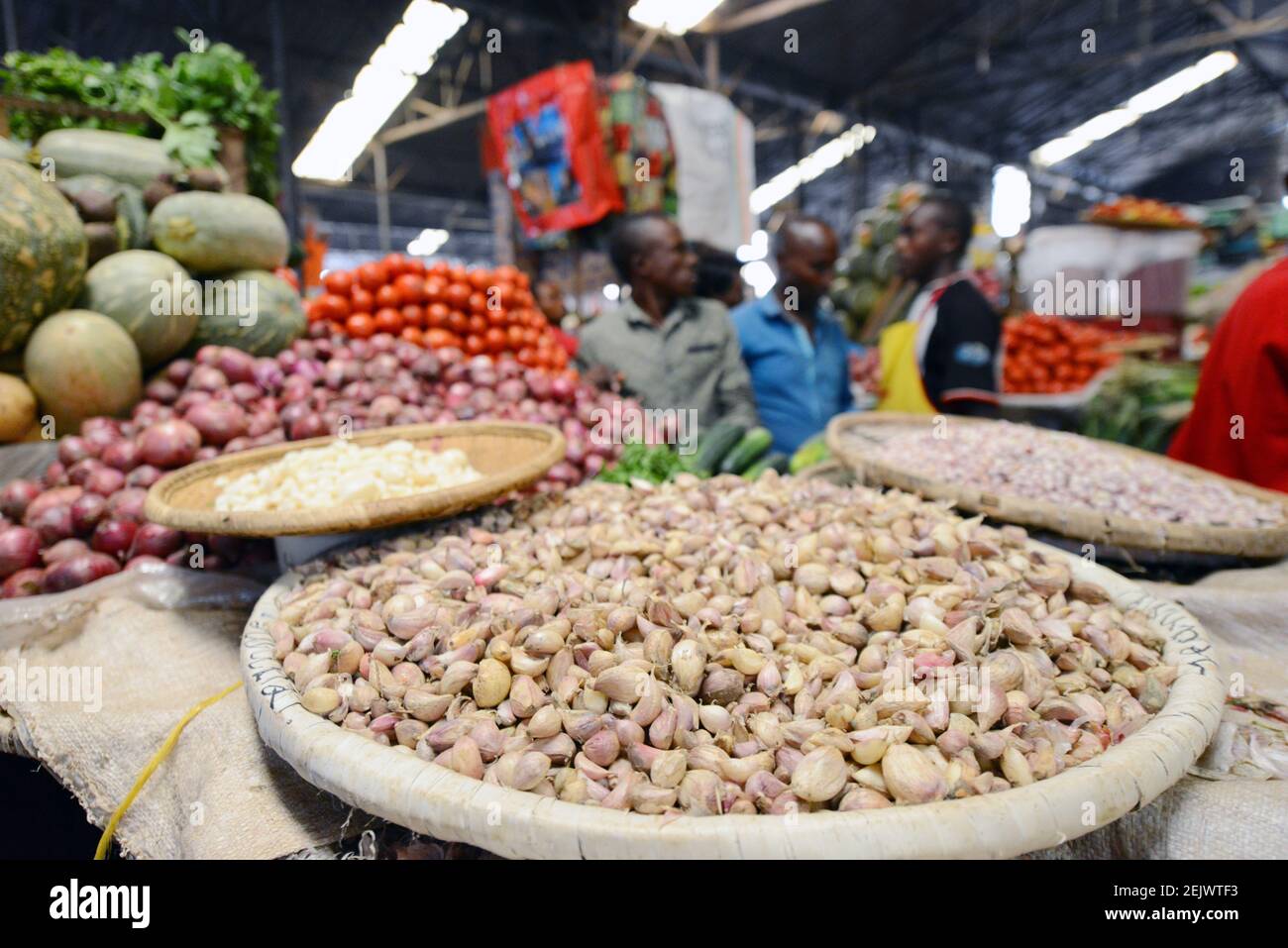 The vibrant Kimironko Market in Kigali, Rwanda Stock Photo Alamy