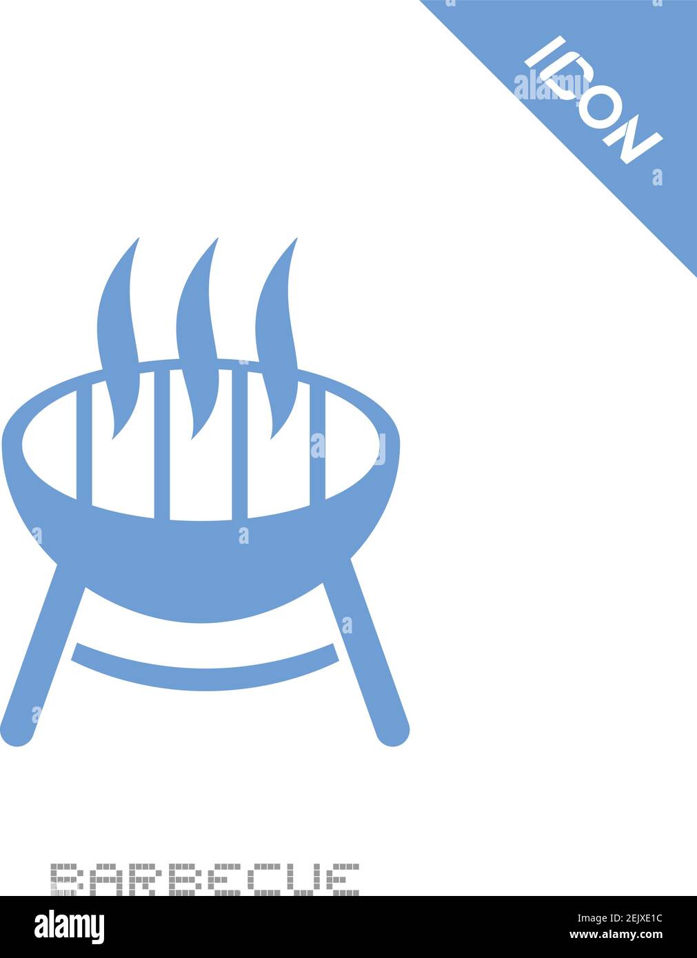 barbecue icon Stock Vector