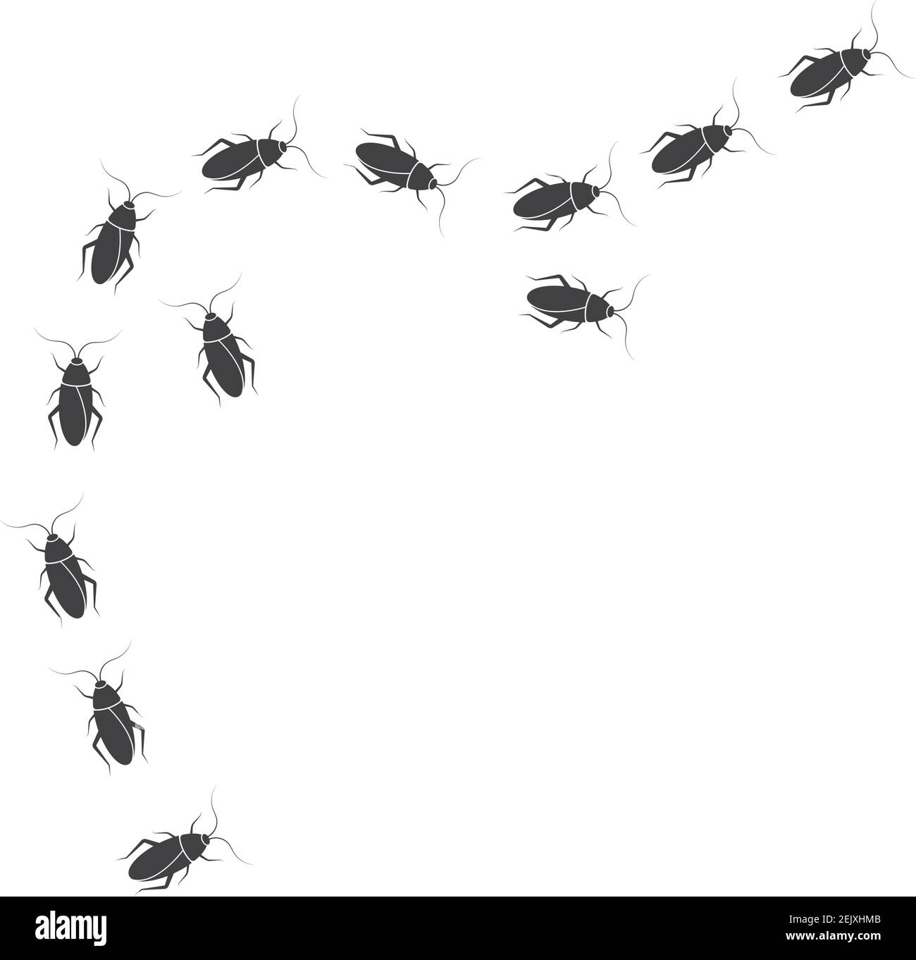 cockroaches vector icon illustration design template Stock Vector Image