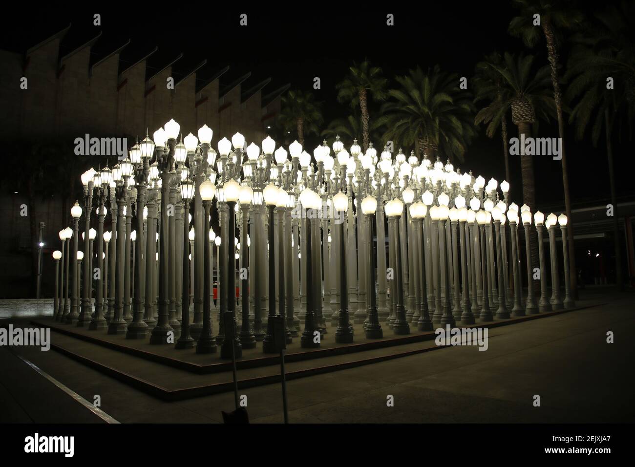 MIRACLE MILE, LOS ANGELES, CALIFORNIA, USA MARCH 28 An exterior view