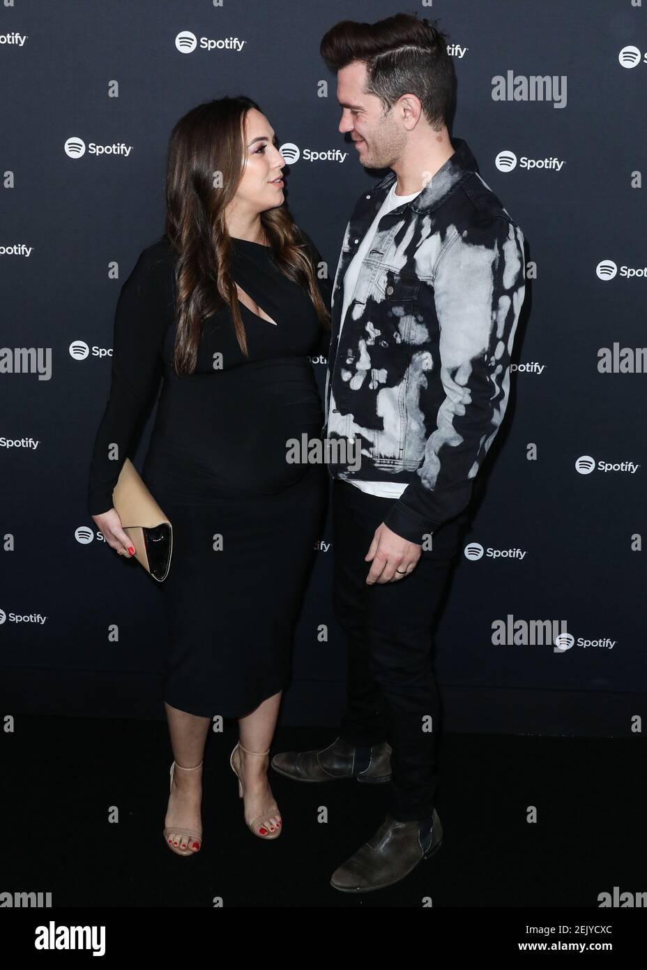 (FILE) Andy Grammer and Wife Aijia Lise Grammer Daughter Israel(01)