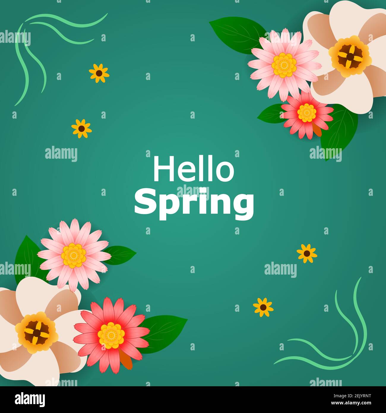 spring season illustration vector Stock Vector Image & Art Alamy