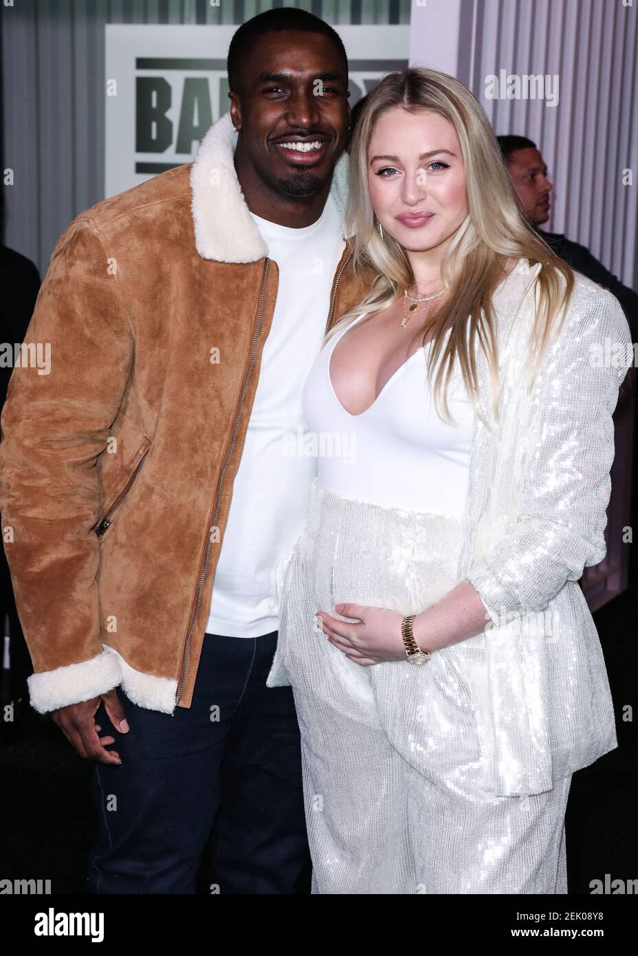 (FILE) Iskra Lawrence and Boyfriend Philip Payne First Child(00)