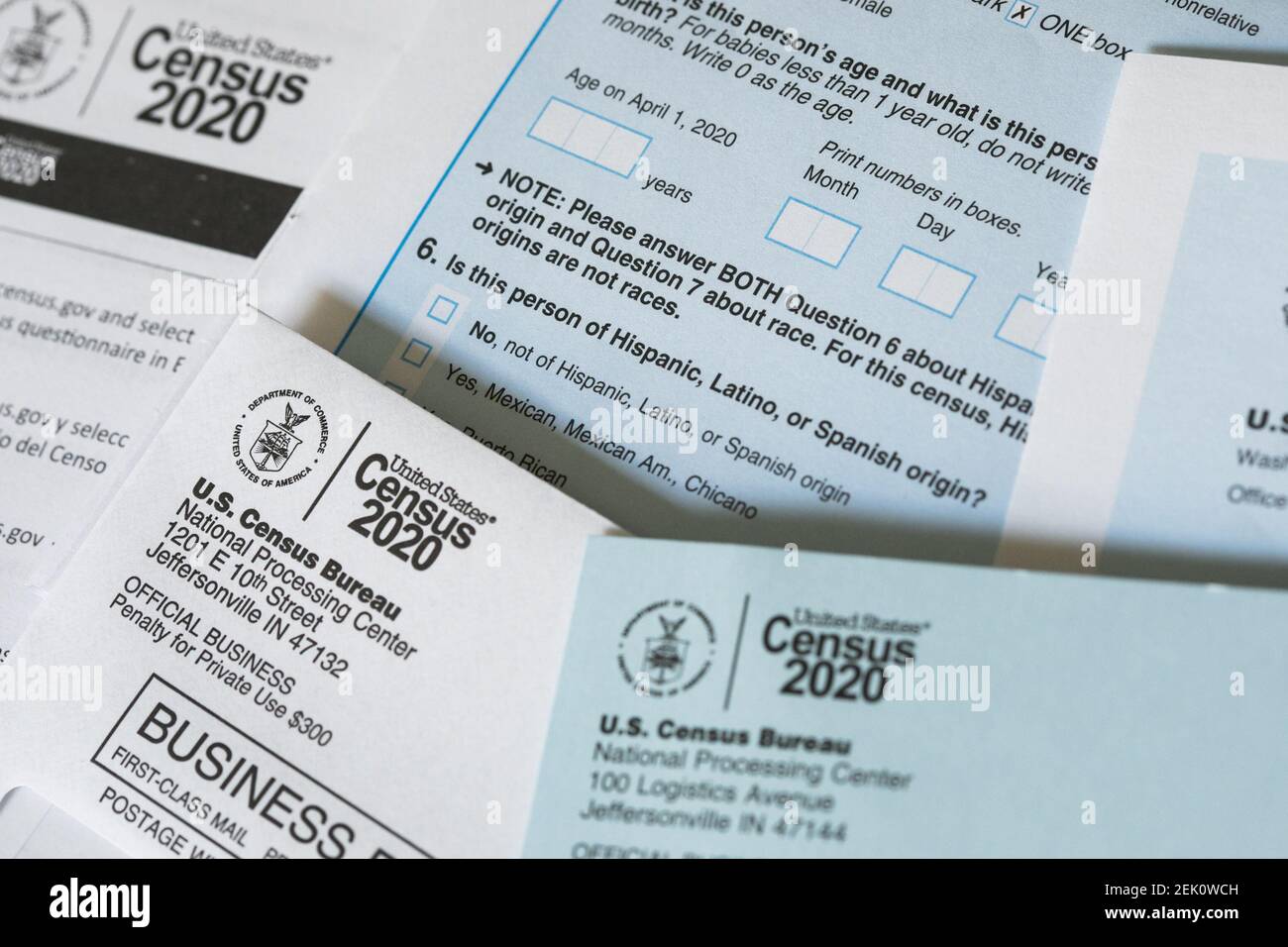 Hispanic Census Question A photograph of the United States 2020 Census questionnaire question ...