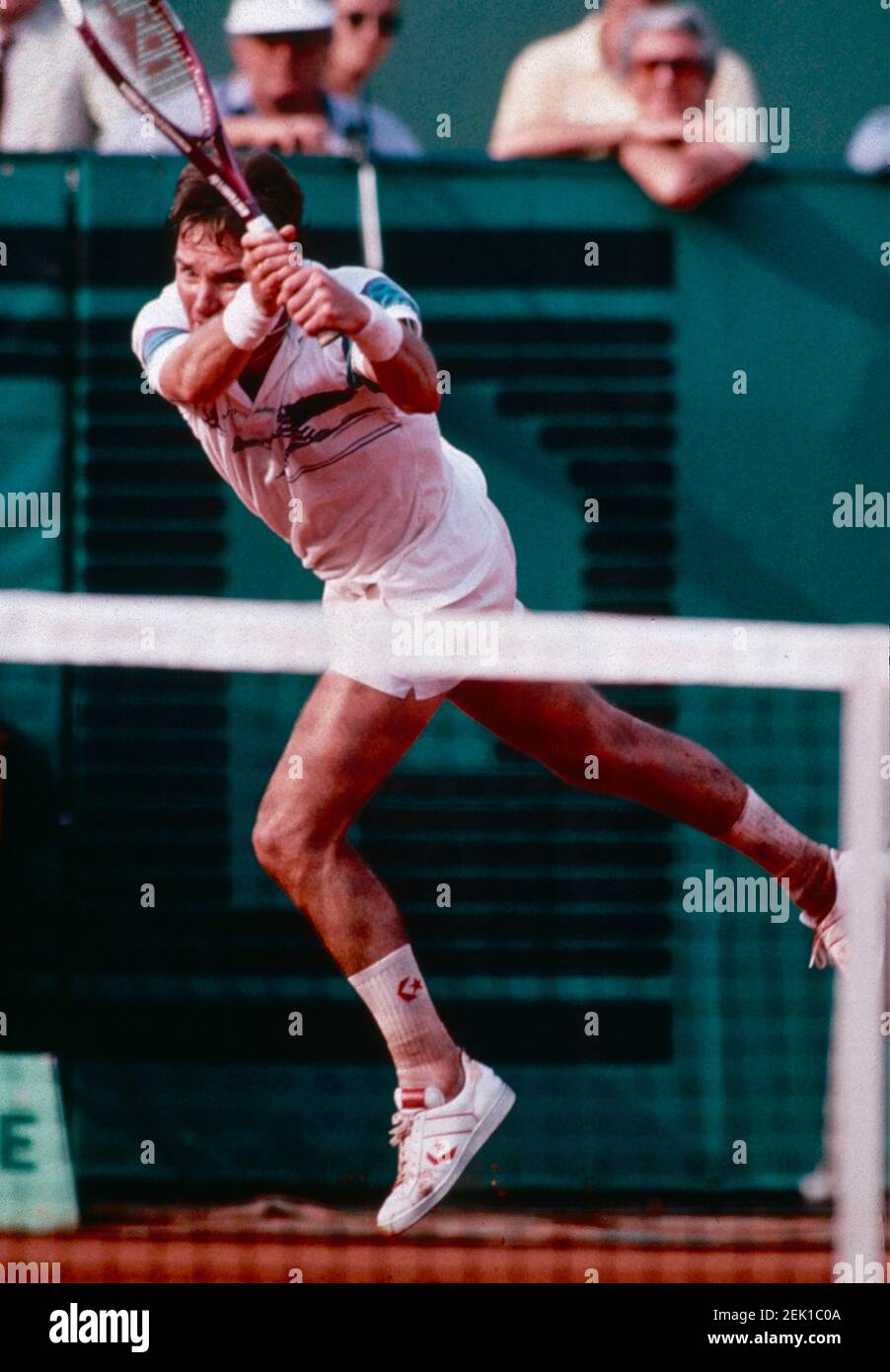 American tennis player Jimmy Connors, Roland Garros, France 1991 Stock ...