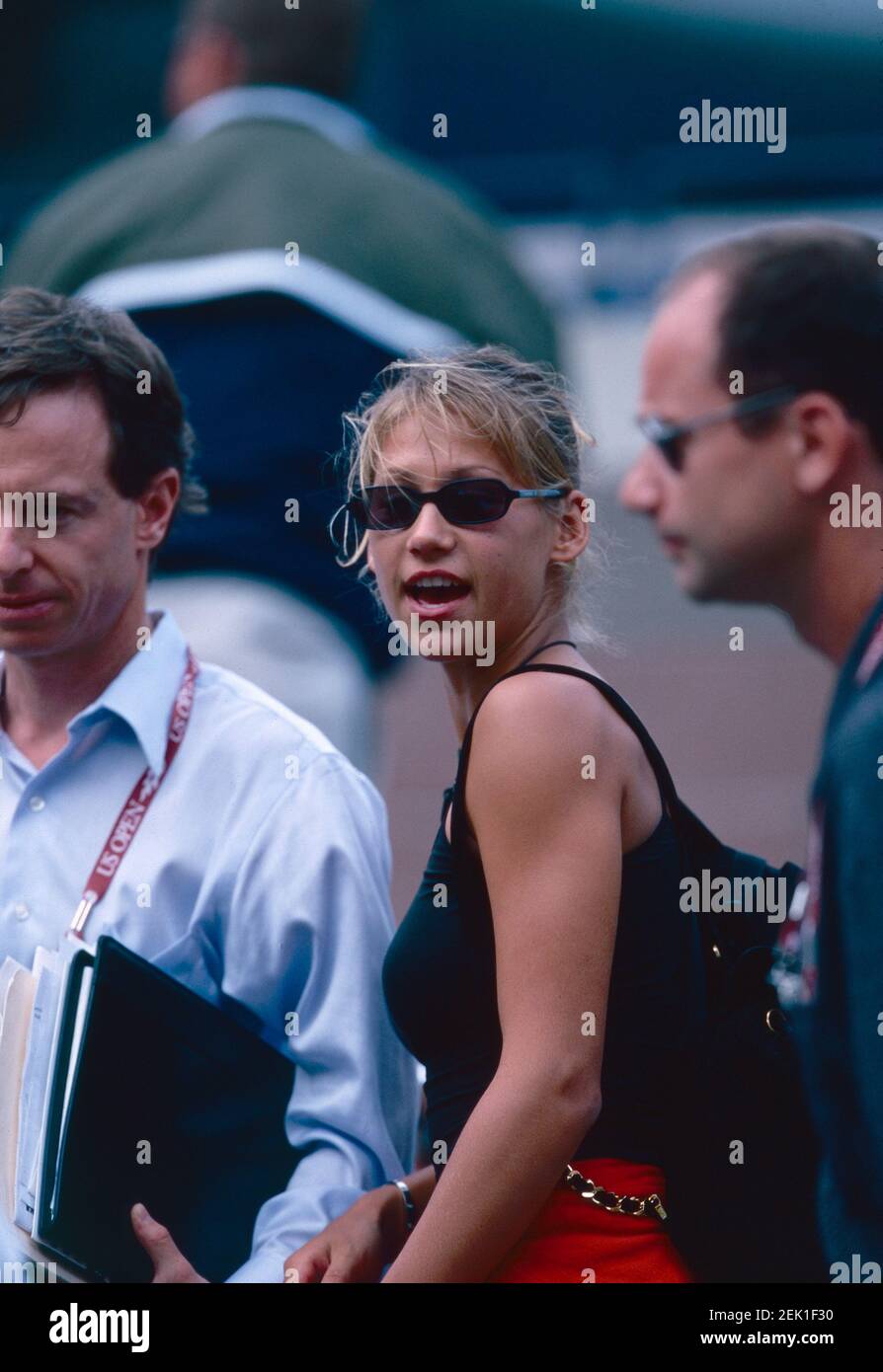 Russian tennis player Anna Kournikova, 1990s Stock Photo