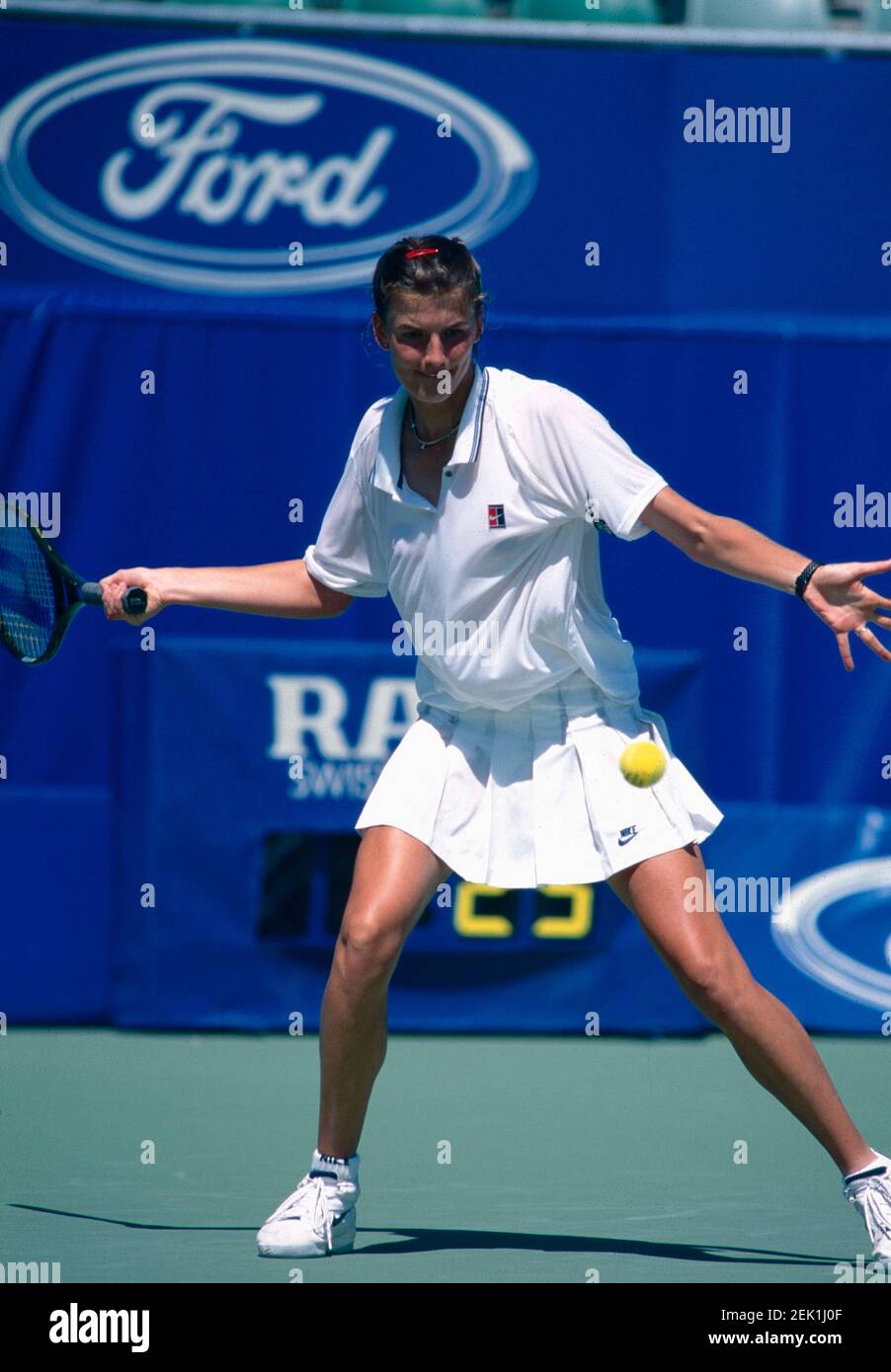 Polish tennis player Magdalena Grzybowska, Australian Open, 1996 Stock Photo