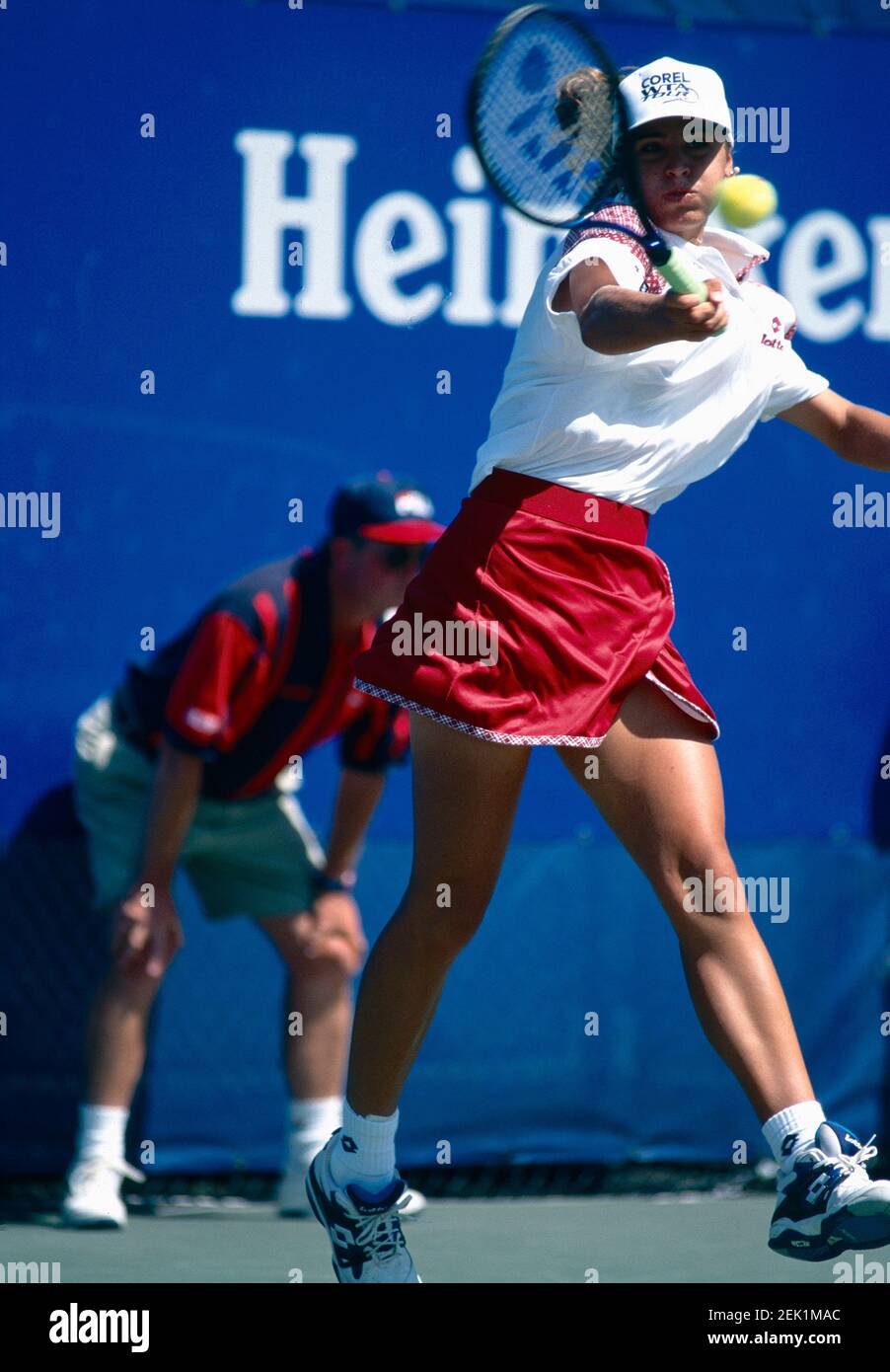 Italian tennis player Rita Grande, US Open 1996 Stock Photo Alamy