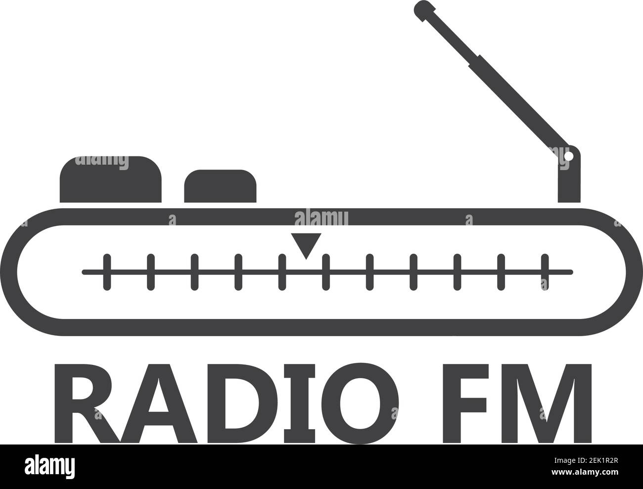 radio broadcast logo icon vector illustration design Stock Vector Image