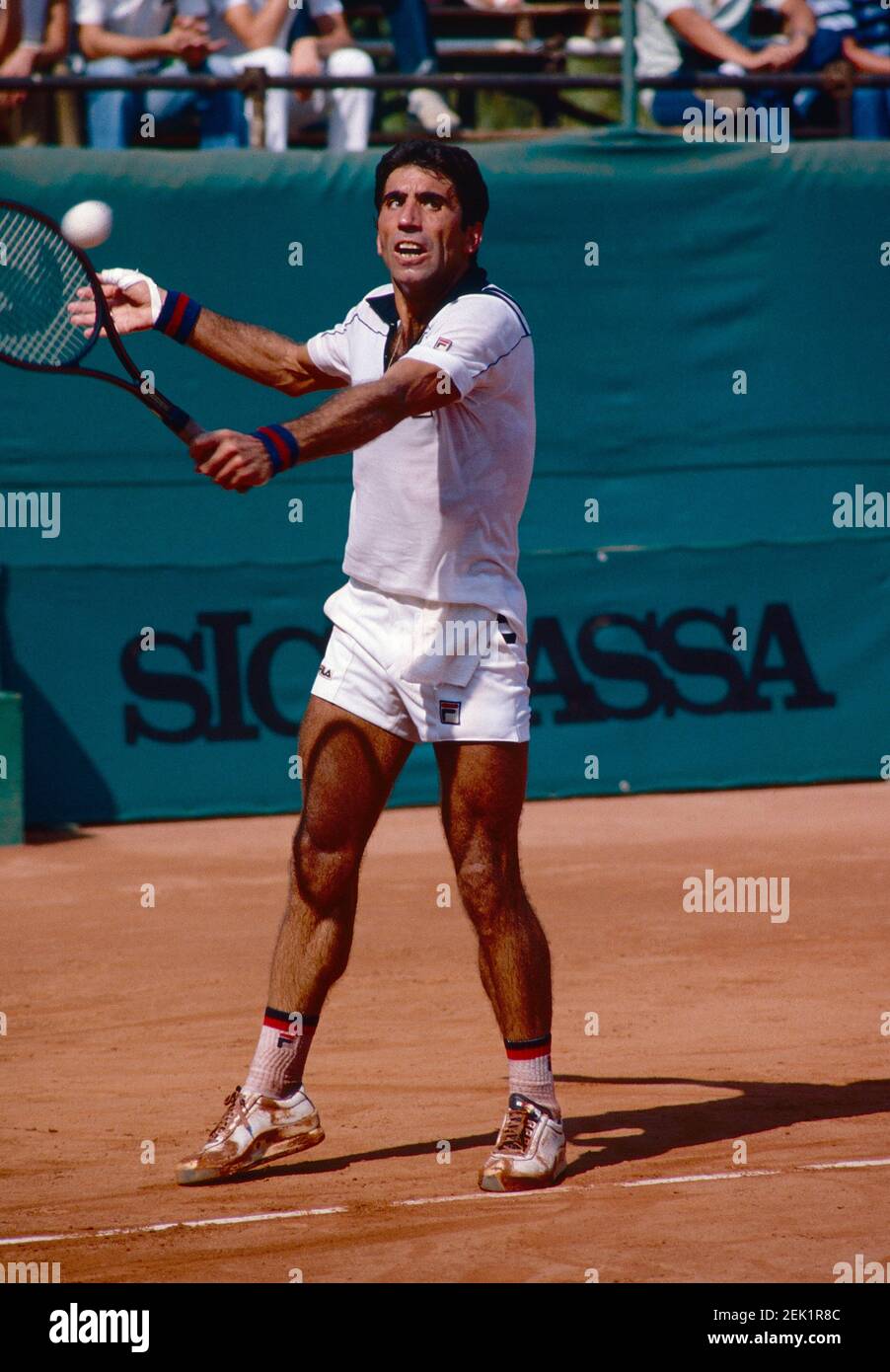 Spanish tennis player Manuel Orantes, 1980s Stock Photo - Alamy