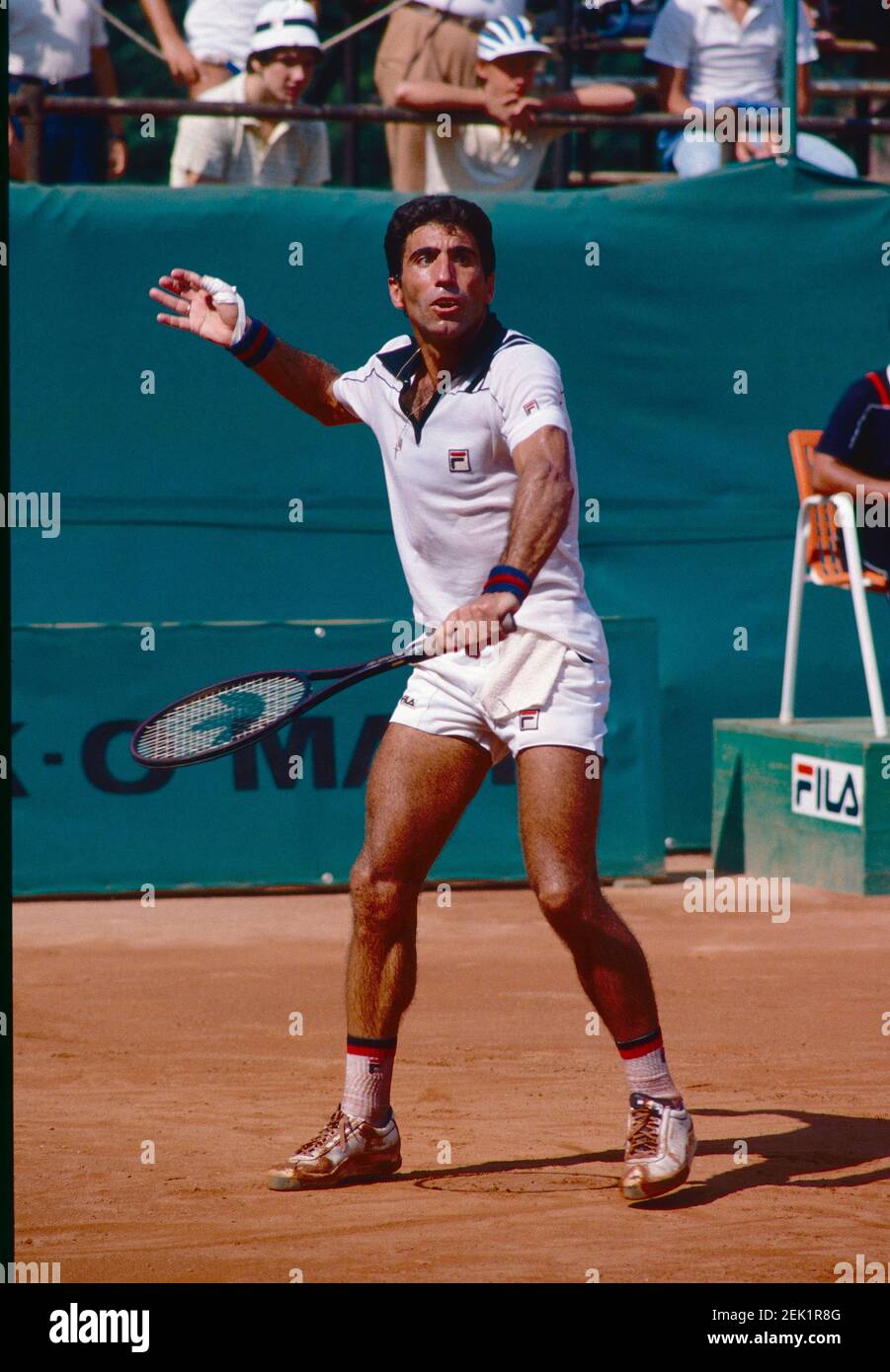 Spanish tennis player Manuel Orantes, 1980s Stock Photo - Alamy