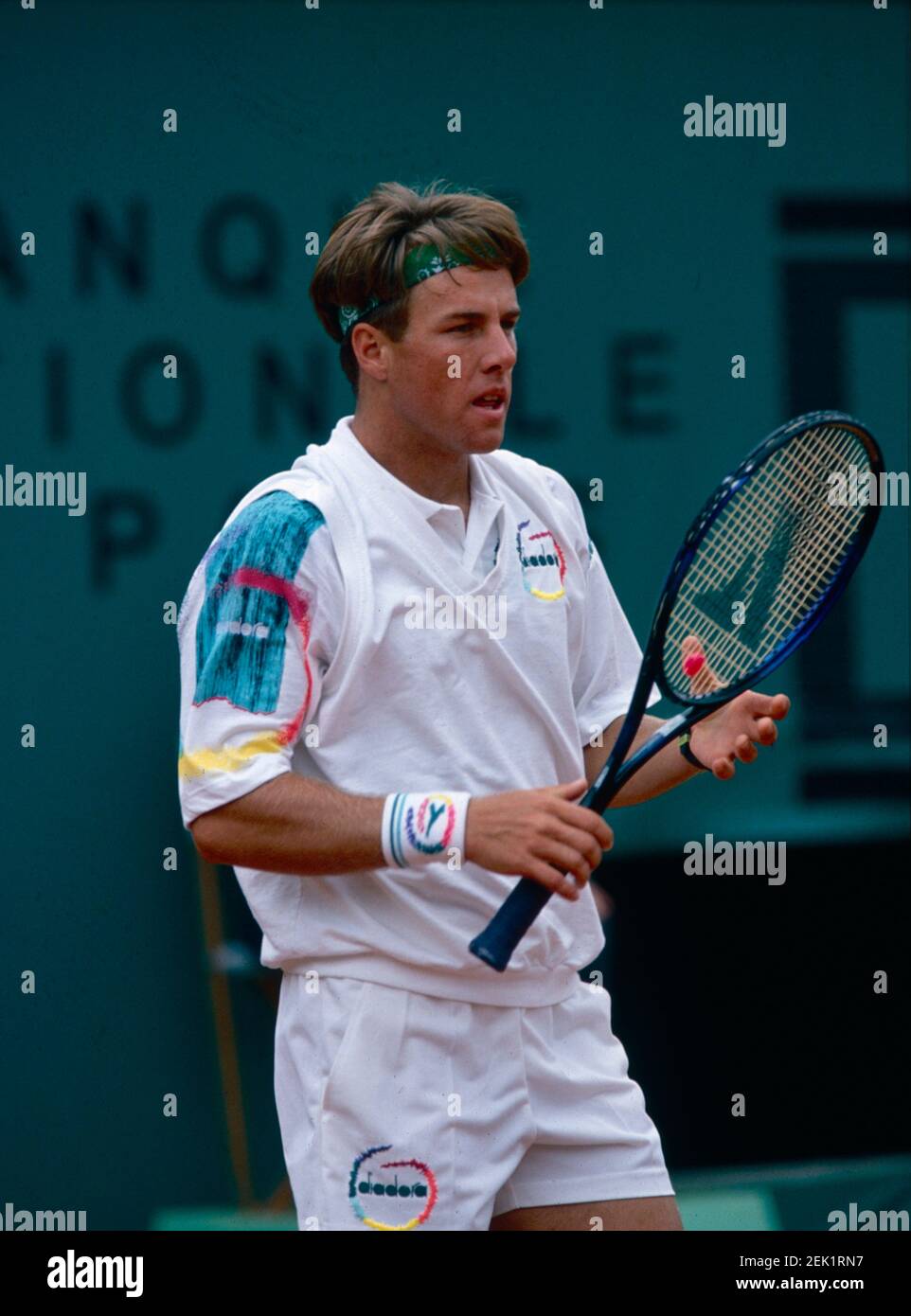 South African tennis player Marcos Ondruska, Roland Garros, France 1993