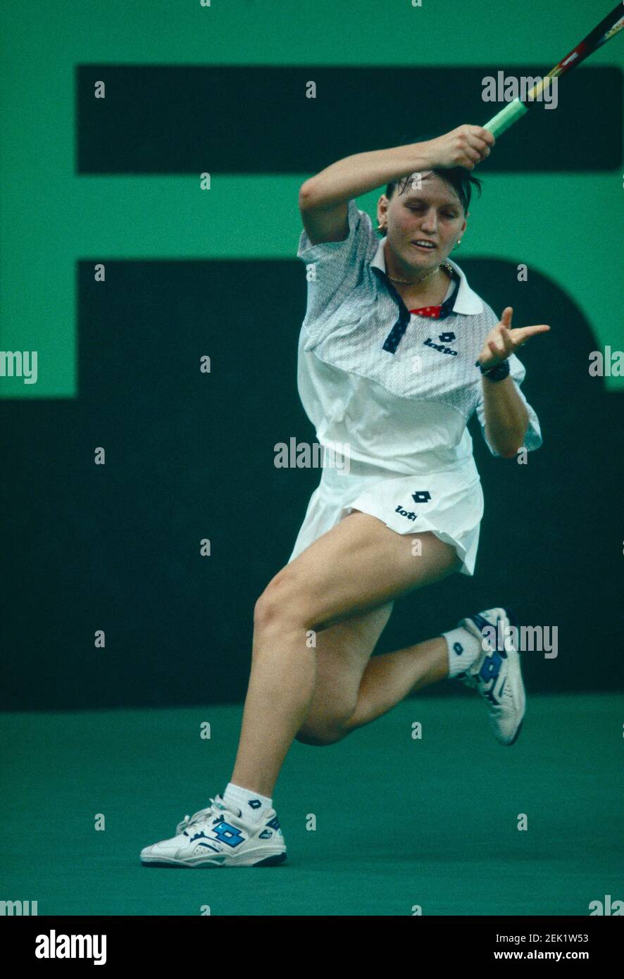 Slovak tennis player Karina Habsudova, Filderstadt, Germany 1994 Stock