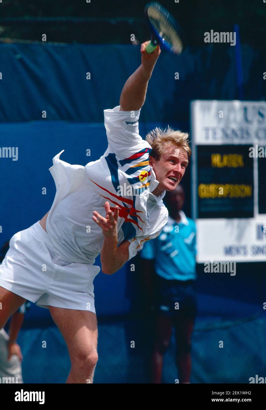 Swedish tennis player Magnus Gustafsson, 1990s Stock Photo