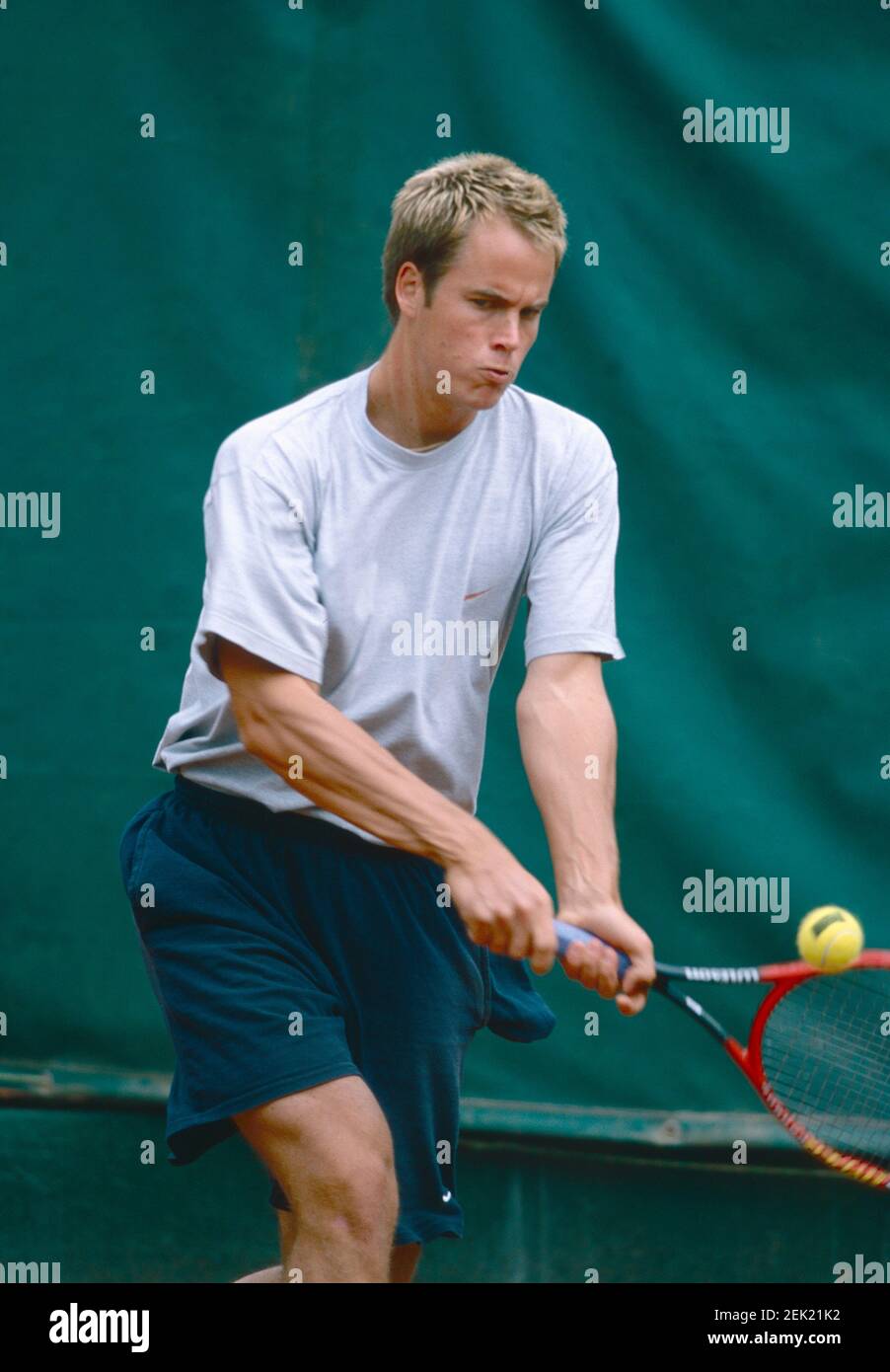 Swedish tennis player Magnus Norman, 1990s Stock Photo Alamy
