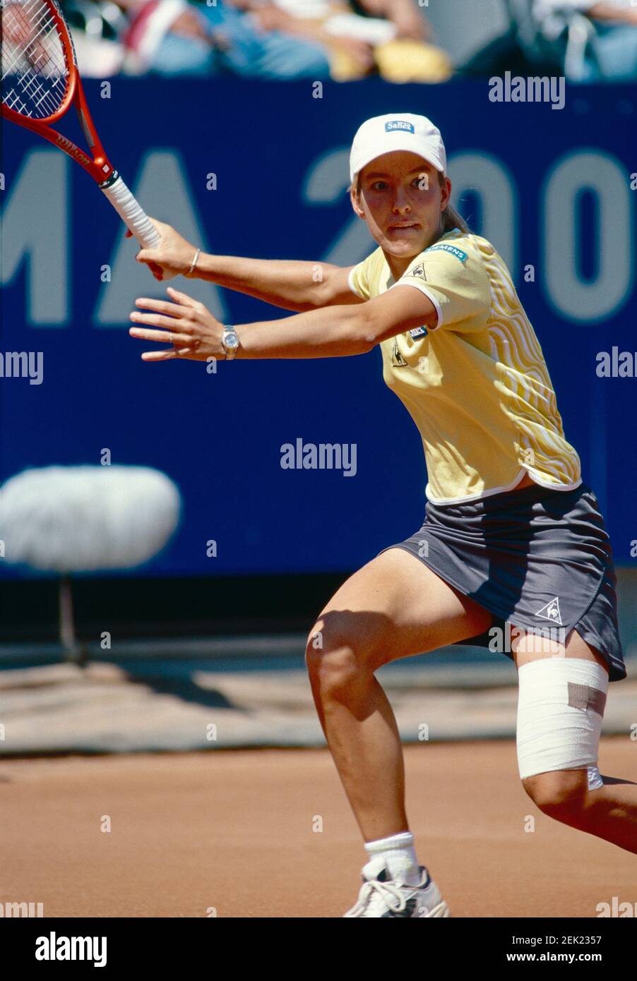 Belgian tennis player Justine Henin, Masters Rome 2002 Stock Photo