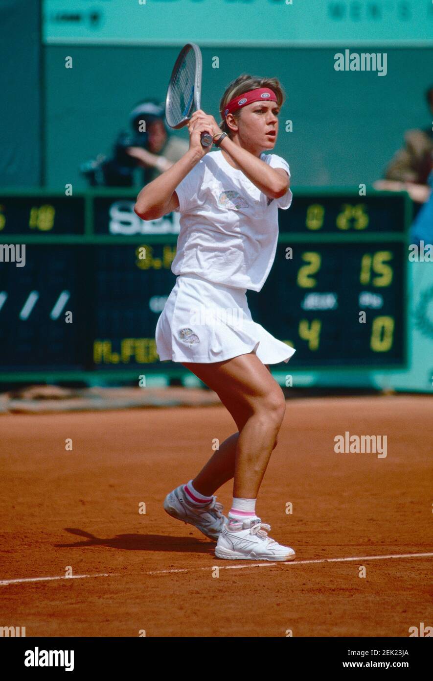 German tennis player Sabine Hack, Roland Garros, France 1991 Stock Photo -  Alamy