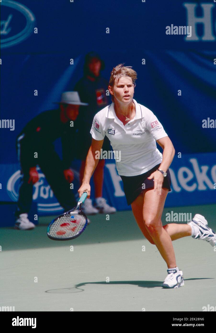 German tennis player Anke Huber, Australian Open 1994 Stock Photo Alamy