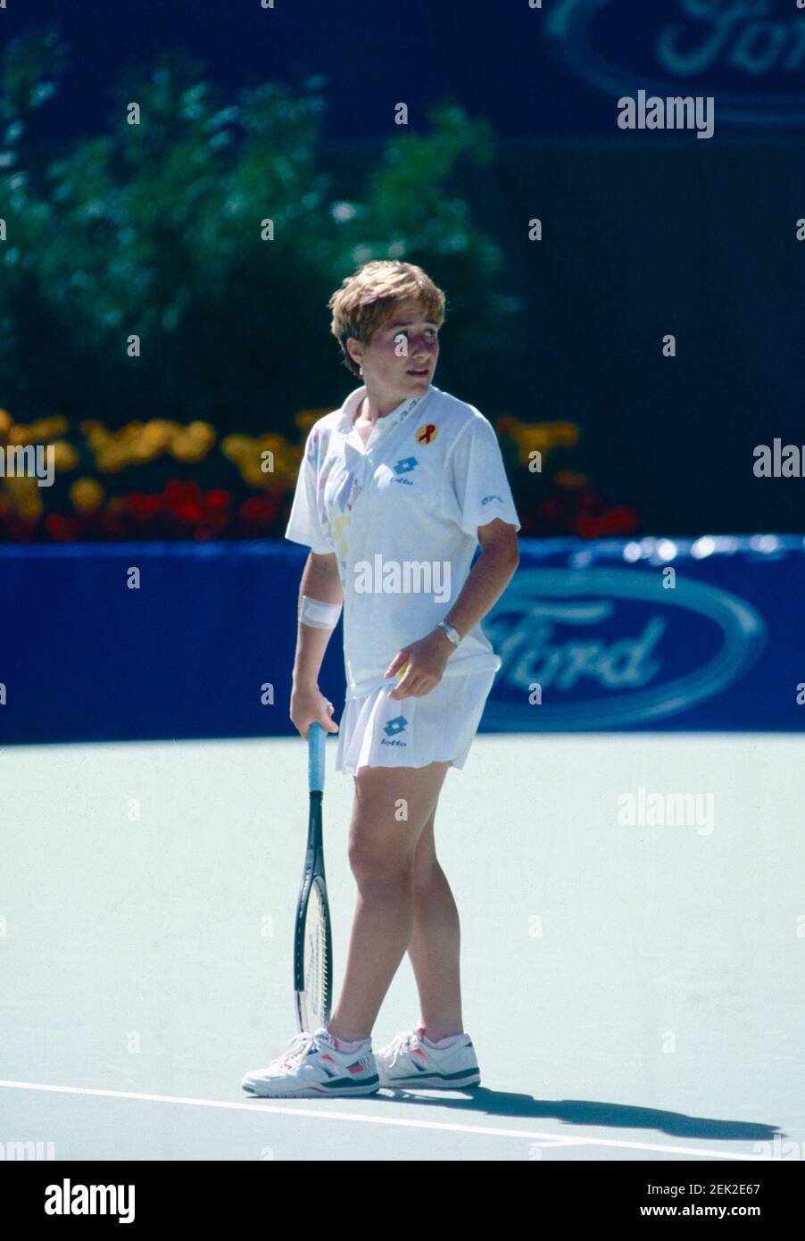 Italian tennis player Gloria Pizzichini, Australian Open 1993 Stock