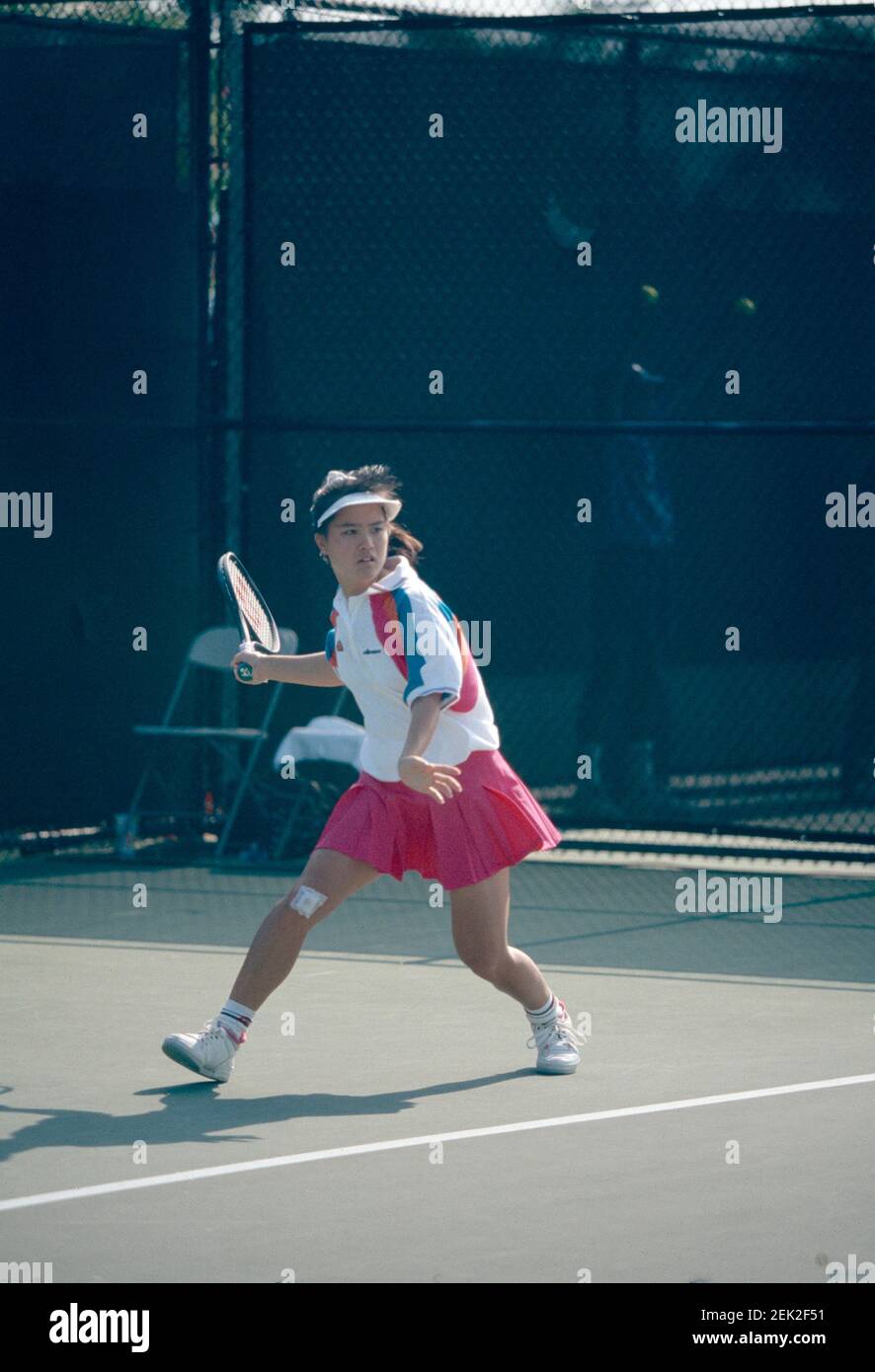 American tennis player Kimberly Po, Australian Open 1999 Stock Photo