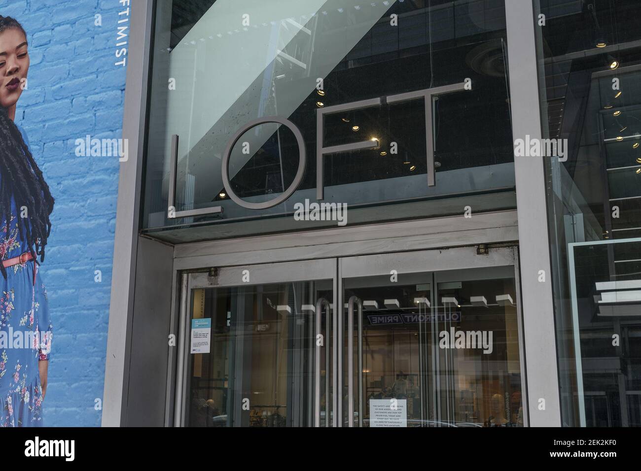 General view of Ann Taylor Loft store part of Ascena Retail Group