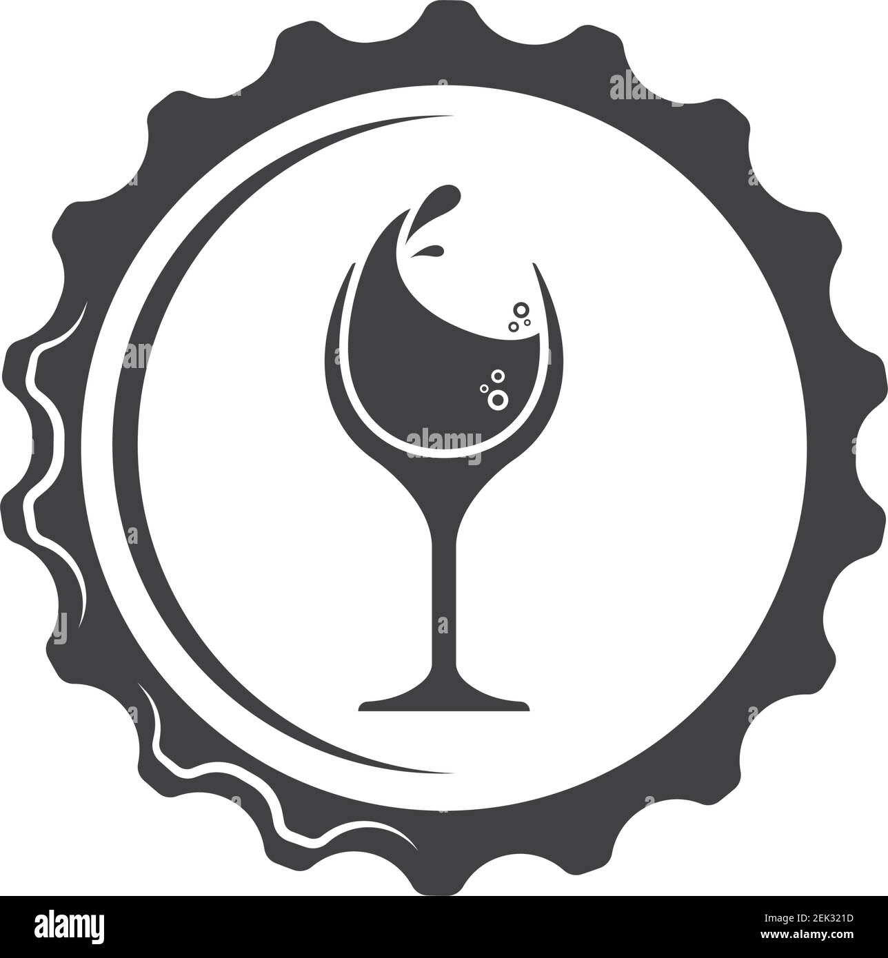 bottle cap icon logo vector illustration Stock Vector Image & Art Alamy