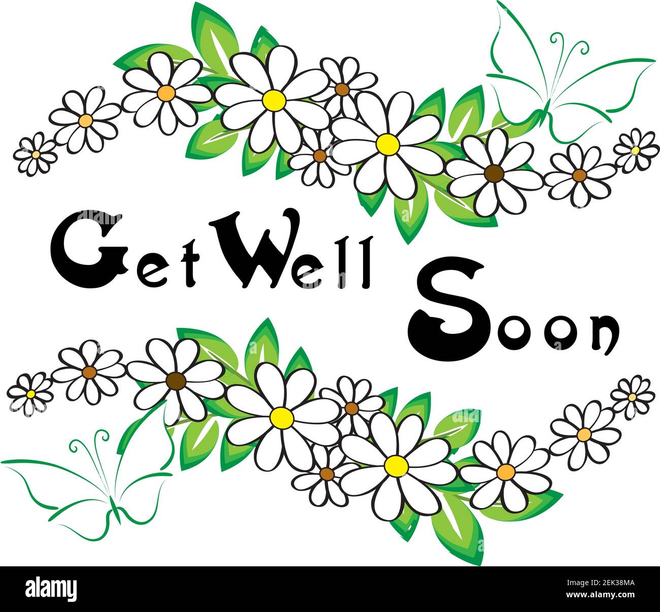 Get Well Soon Card Flowers High Resolution Stock Photography and Images