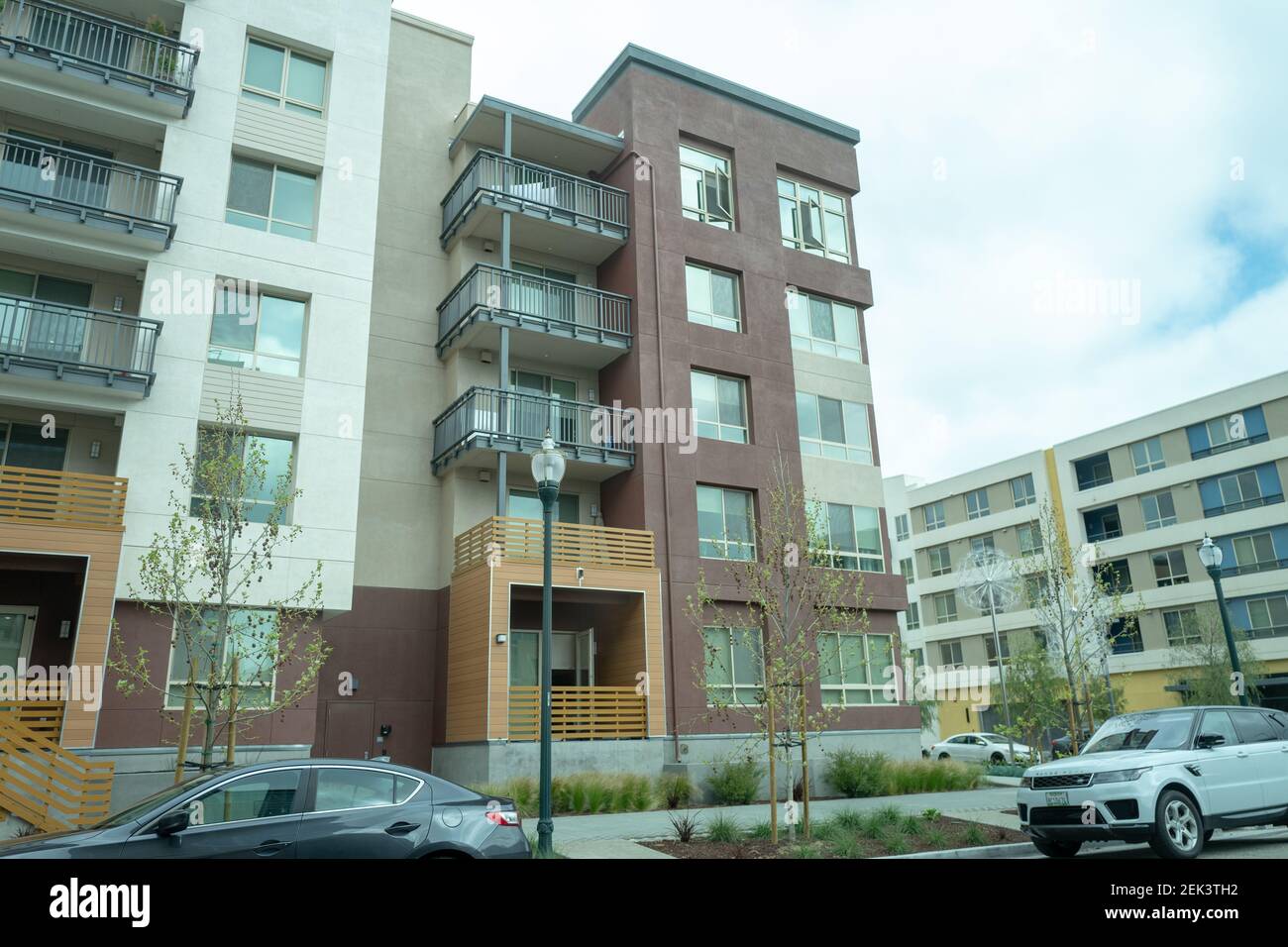 Lowrise apartment building in the Silicon Valley, Redwood City