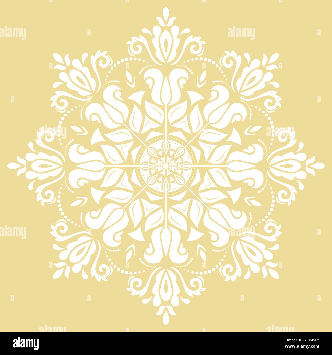 Oriental Abstract Vector Pattern Stock Vector