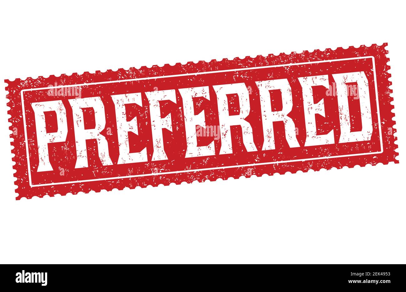 Preferred grunge rubber stamp on white background vector illustration Preferred grunge rubber stamp on white background vector illustration