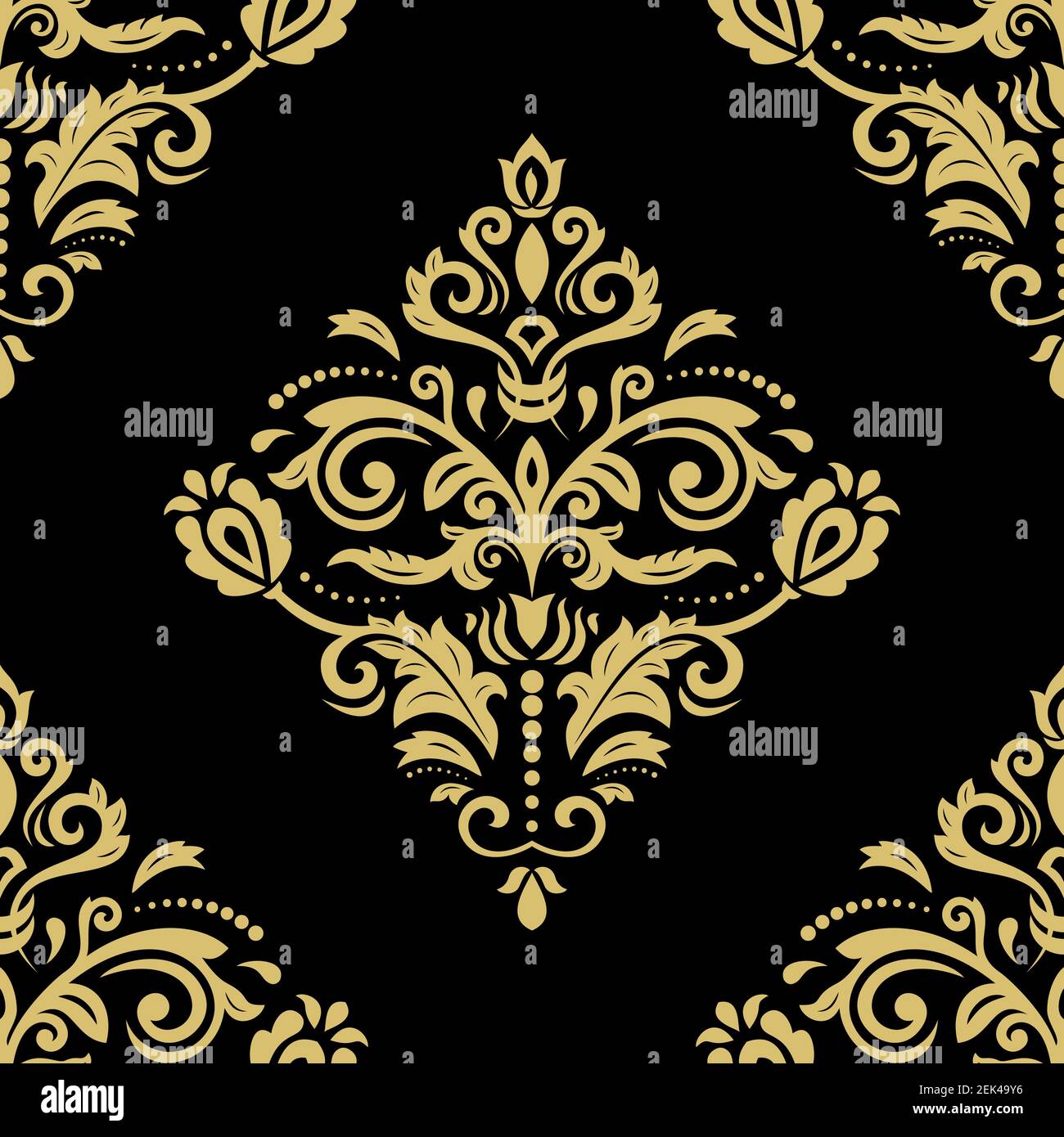 Orient Seamless Vector Background Stock Vector