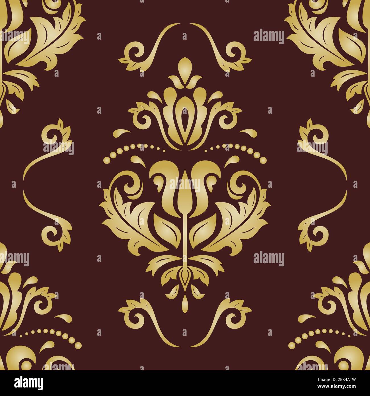 Orient Seamless Vector Background Stock Vector