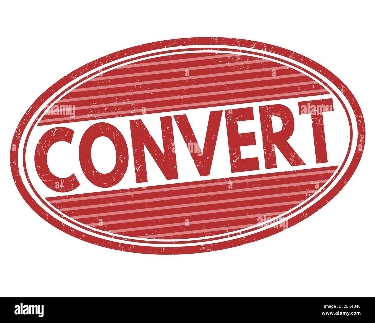 Convert grunge rubber stamp on white background, vector illustration