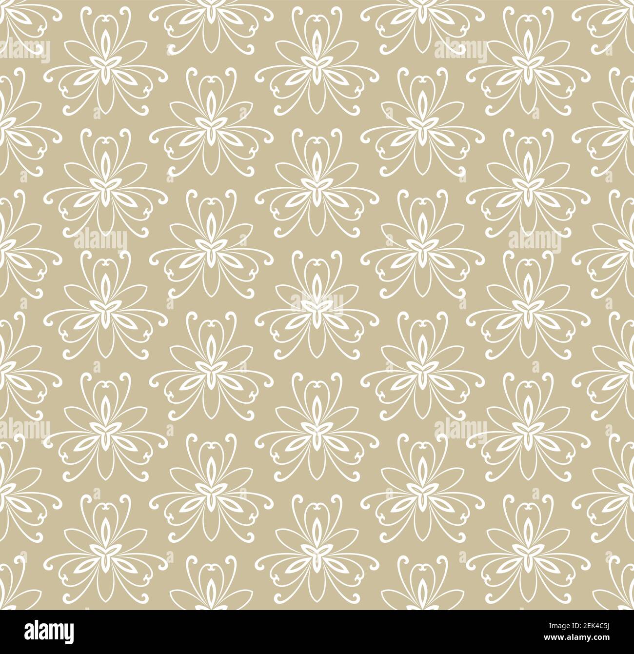 Floral Fine Seamless Vector Pattern Stock Vector
