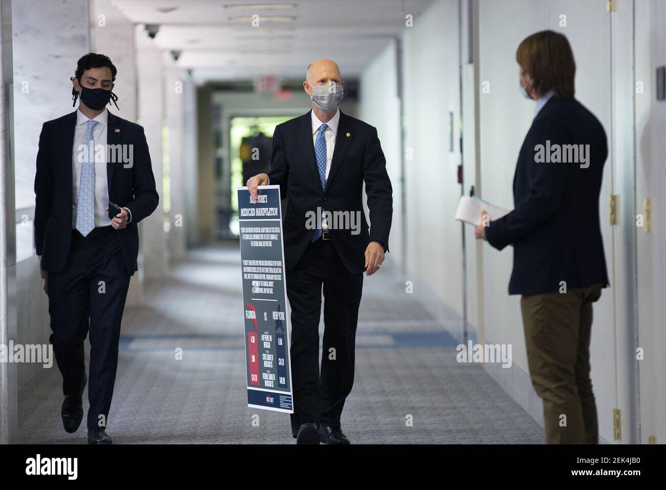 United States Senator Rick Scott (Republican of Florida) arrives to GOP ...