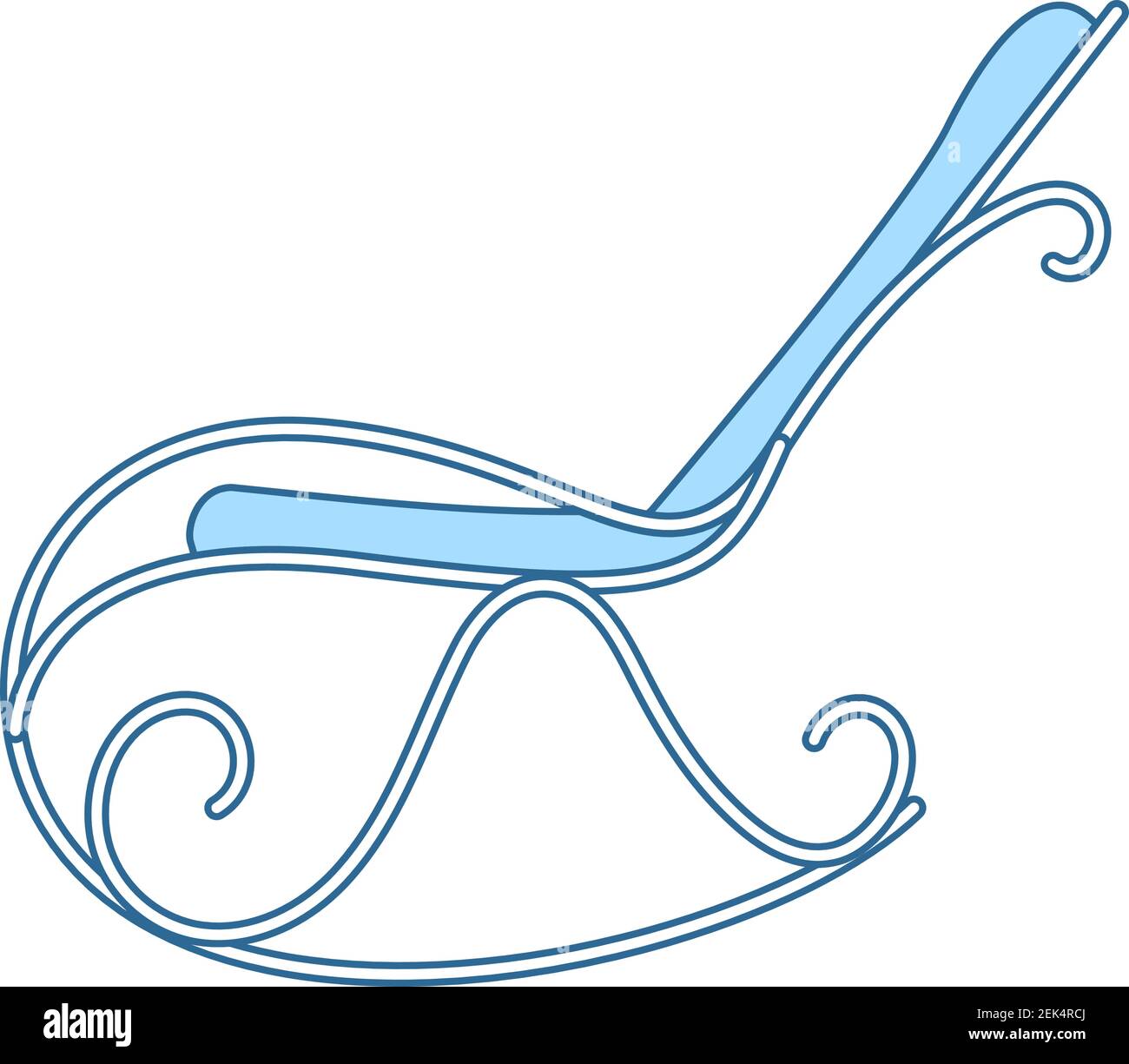 Vintage rocking chair drawing Cut Out Stock Images & Pictures - Alamy