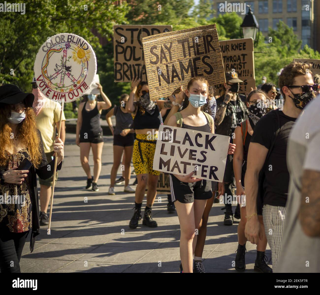 Blm Rally Black Lives Matter demonstrators rally, prior to marching, in ...