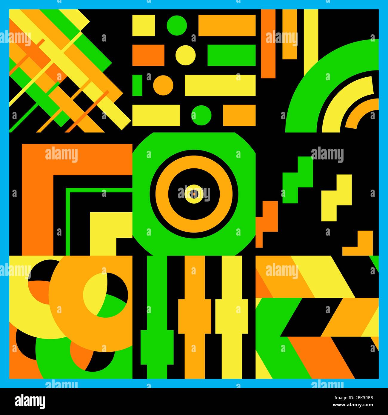 Abstract decorative vector fluorescent bright colors background Stock ...