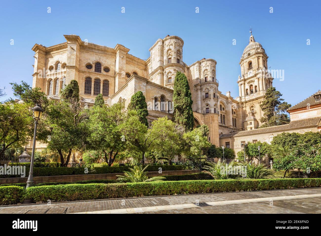 Cathedral of Malaga, Andalusia, Spain Stock Photo