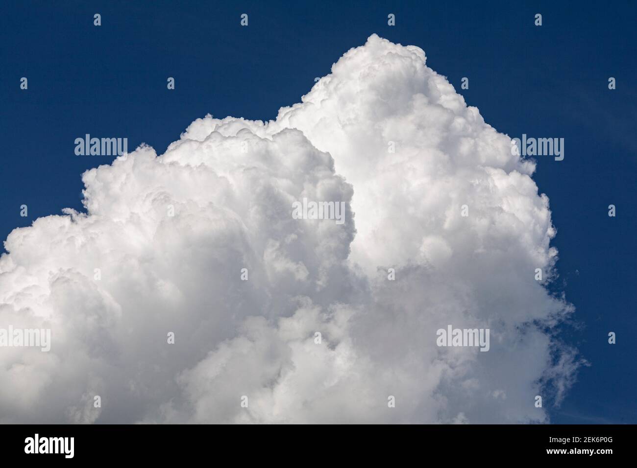 Cumulonimbus cloud in a blue sky Stock Photo