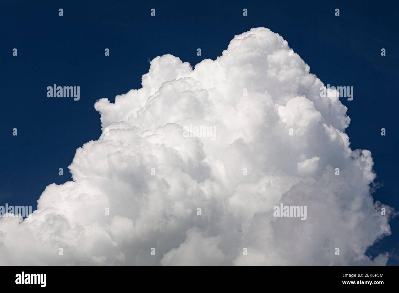 Cumulonimbus cloud in a blue sky Stock Photo