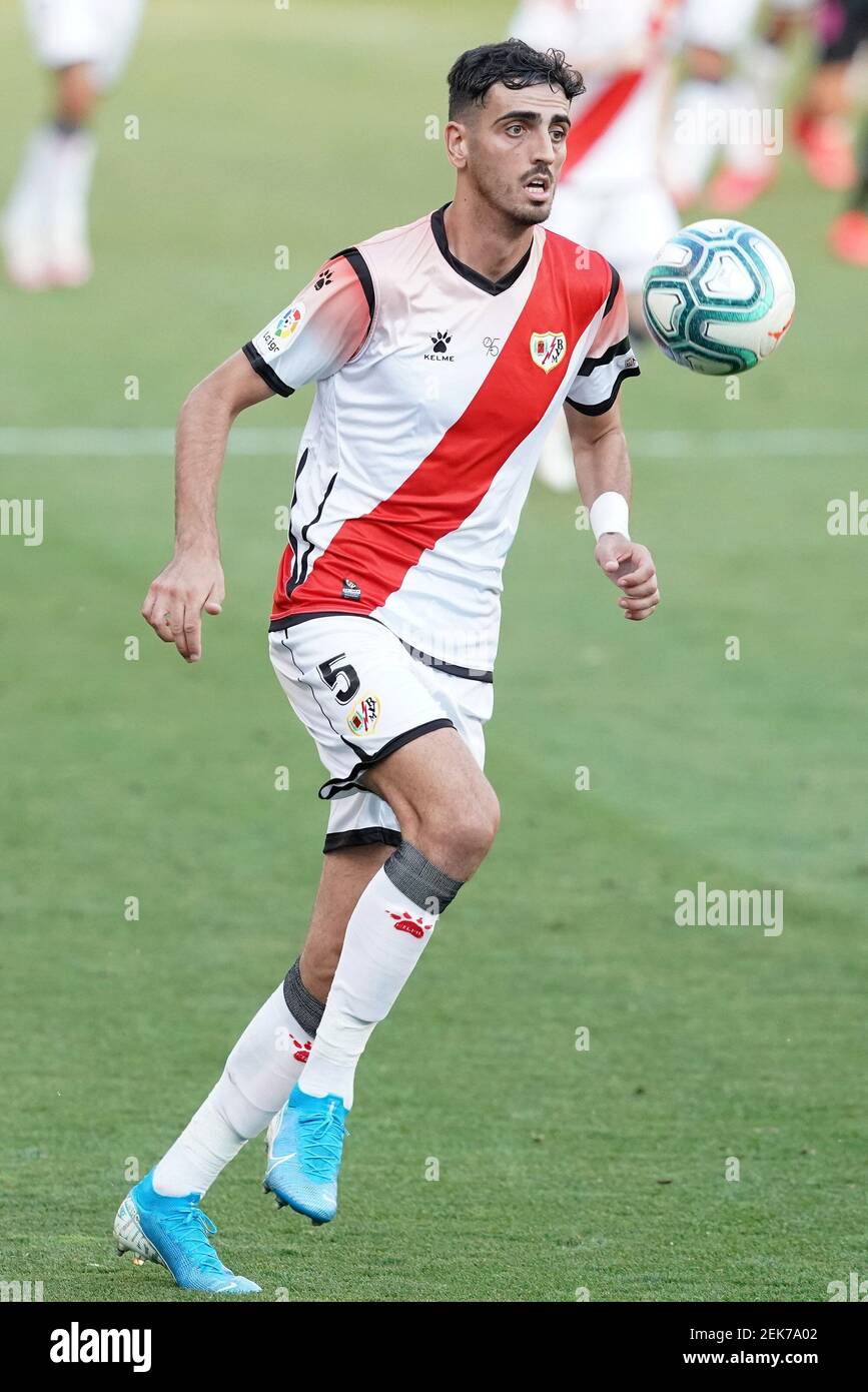 Rayo Vallecano's Alejandro Catena during La Liga Second Division match.  June 25,2020. (Photo by Acero/Alter Photos/Sipa USA Stock Photo - Alamy